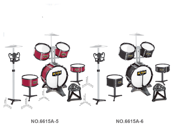 JAZZ DRUM SET 6615A-5-6, 6615A-5-6