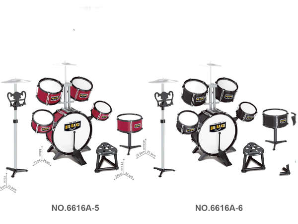 JAZZ DRUM SET 6616A-5/6, 6616A-5/6