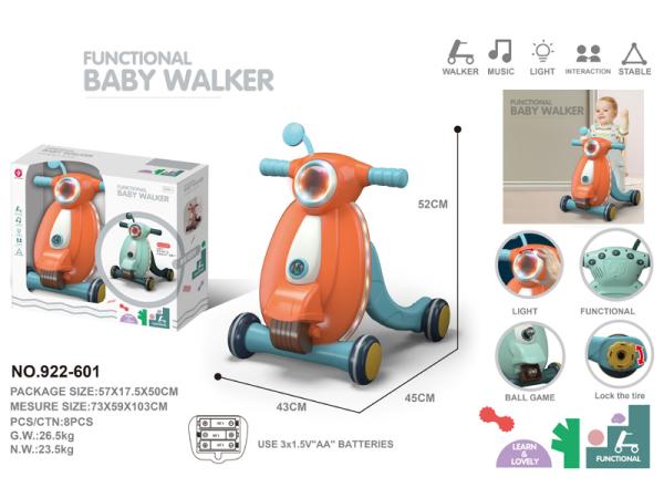 BABY WALKER ,LIGHT,MUSIC