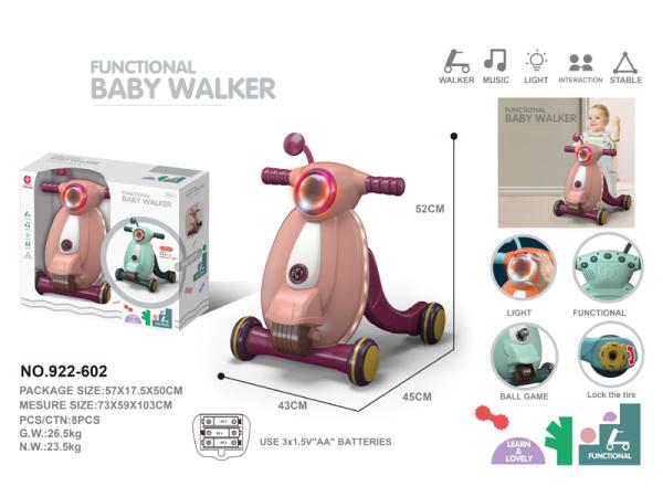 BABY WALKER ,LIGHT,MUSIC