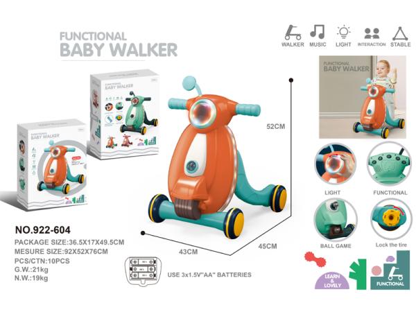 BABY WALKER ,LIGHT,MUSIC