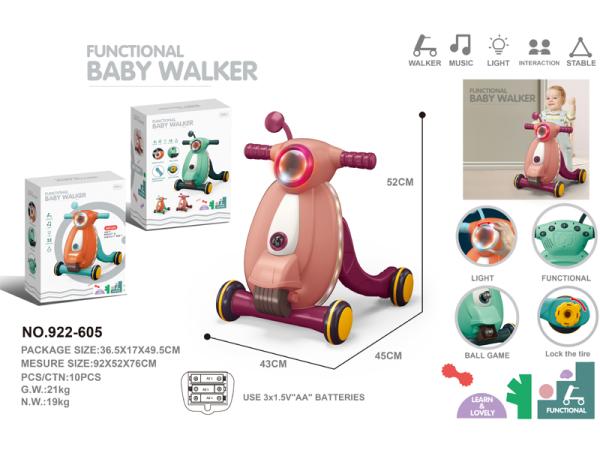 BABY WALKER ,LIGHT,MUSIC